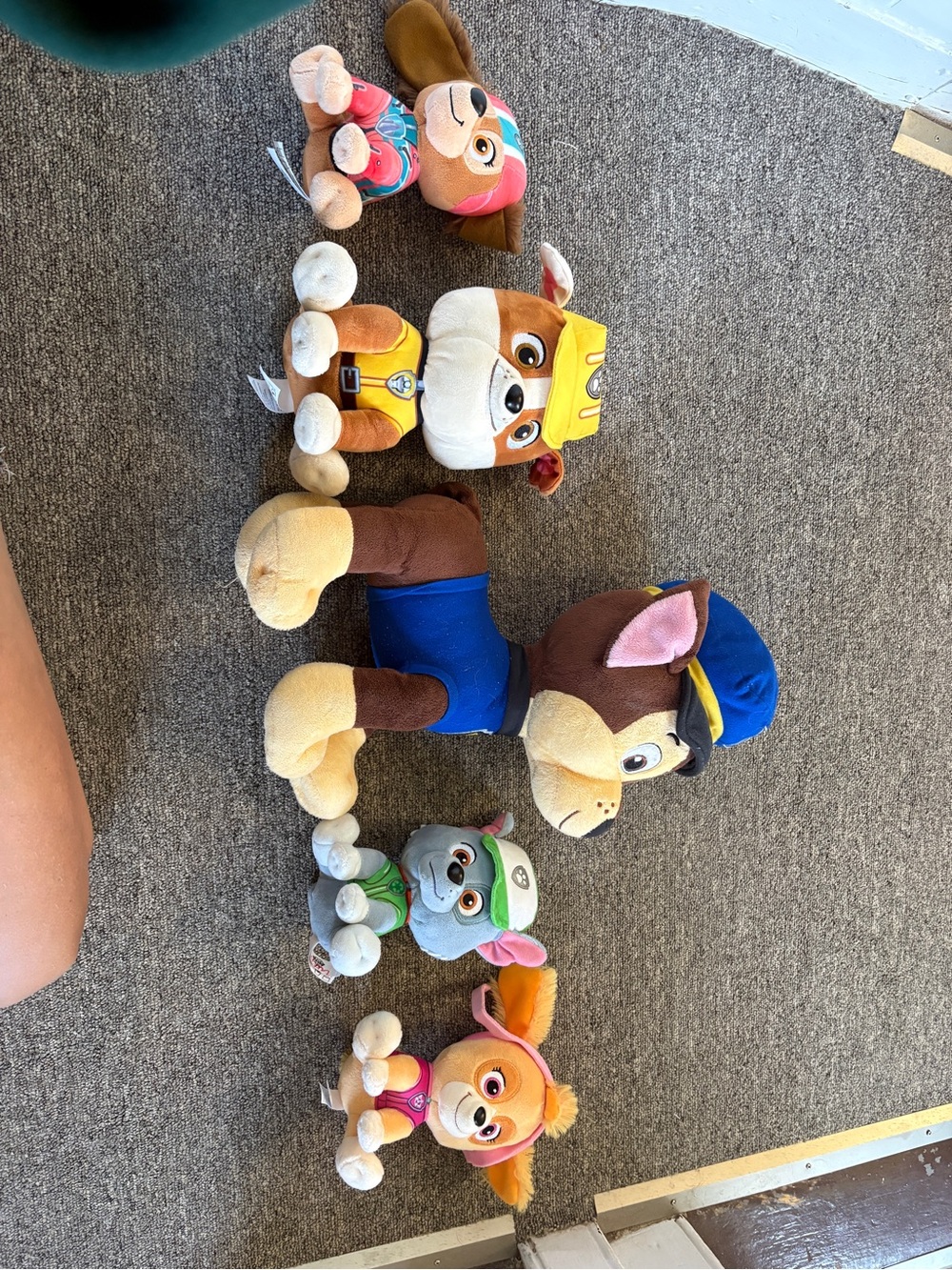 Paw Patrol Plush Toy Set - Brown/Blue and Multicolor Characters